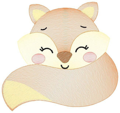 Red Fox embroidery designs - Woodland animals embroidery design machine embroidery pattern - baby girl embroidery file - instant download Marcia Embroidery