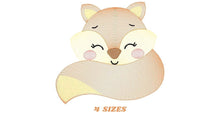 Load image into Gallery viewer, Red Fox embroidery designs - Woodland animals embroidery design machine embroidery pattern - baby girl embroidery file - instant download
