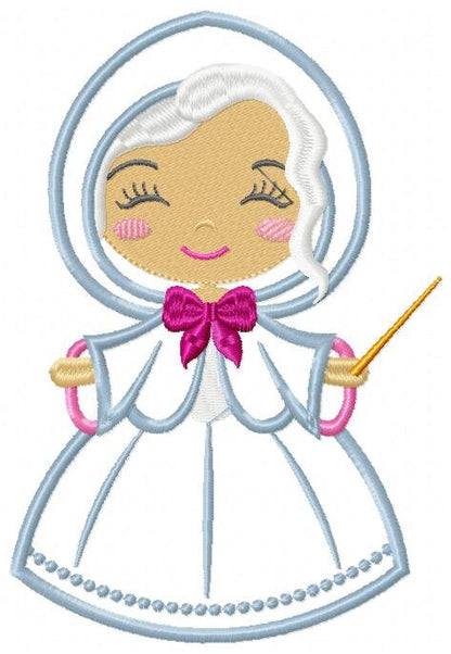 Fairy godmother embroidery designs - Fantasy embroidery design machine embroidery pattern - Fairy embroidery file - fairy applique design Marcia Embroidery