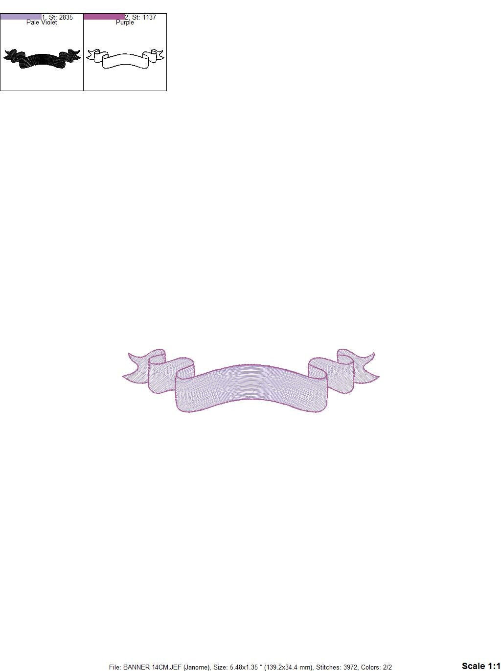 Banner embroidery designs - Sign embroidery design machine embroidery pattern - Ribbon banner embroidery file - tea towel embroidery pes jef