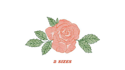 Roses embroidery designs - Flower embroidery design machine embroidery pattern - Rose embroidery file - Flowers for towels embroidery pes - Marcia Embroidery