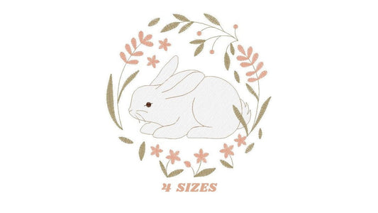 Bunny embroidery design - Animal embroidery designs machine embroidery pattern - Woodland animals embroidery file - instant download rabbit Marcia Embroidery