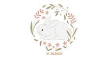 Charger l&#39;image dans la galerie, Bunny embroidery design - Animal embroidery designs machine embroidery pattern - Woodland animals embroidery file - instant download rabbit
