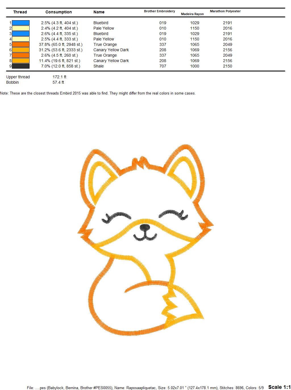 Fox embroidery designs - Red Fox embroidery design machine embroidery pattern - Woodland Animal embroidery - Fox Applique - instant download