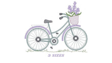 Laden Sie das Bild in den Galerie-Viewer, Bike embroidery designs - Bicycle embroidery design machine embroidery pattern - baby  girl embroidery file - jef pes dst hus vip vp3 xxx
