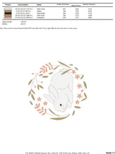 Charger l&#39;image dans la galerie, Bunny embroidery design - Animal embroidery designs machine embroidery pattern - Woodland animals embroidery file - instant download rabbit
