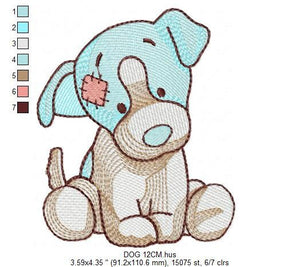 Dogs embroidery designs - Dog embroidery design machine embroidery pattern - Puppy embroidery file - Beagle embroidery instant download pes