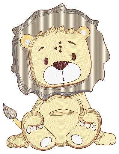 Lion embroidery designs - Safari wild animal machine embroidery pattern - Baby boy file - instant digital download pes jef hus vip dst xxx