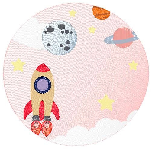 Universe embroidery designs - Rocket embroidery design machine embroidery pattern - instant download - Space embroidery file Astronaut moon