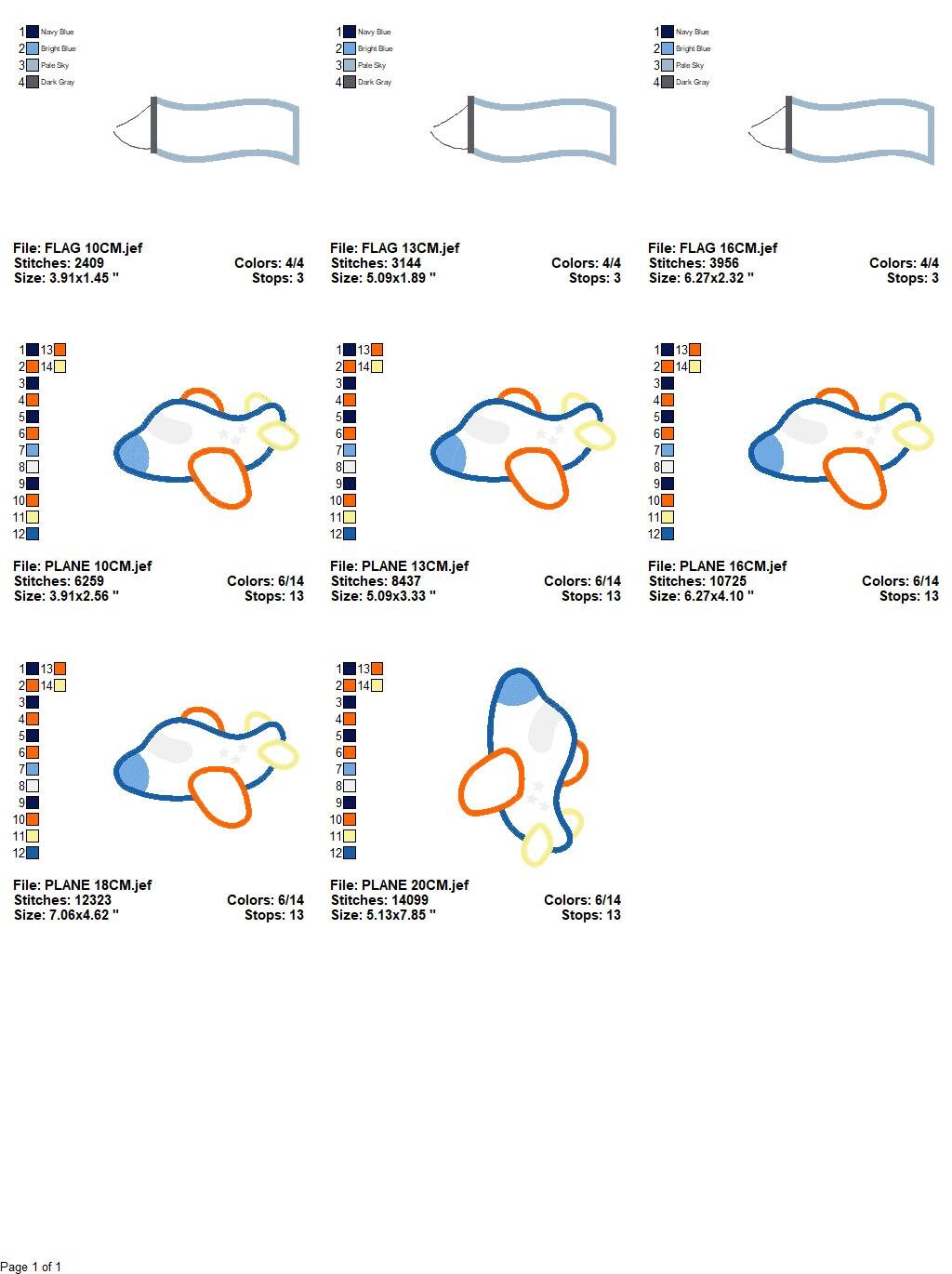Plane embroidery designs - Airplane with flag machine pattern - Baby boy file - Plane applique with flag - Instant digital download pes jef