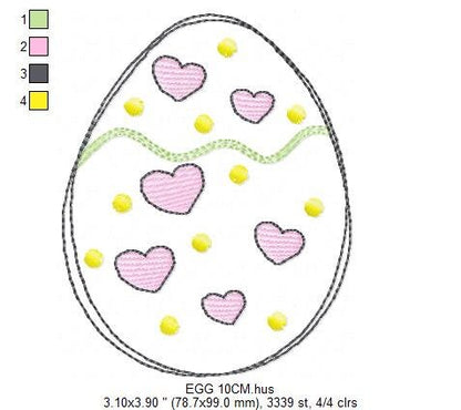 Dinosaur egg embroidery designs - Dino embroidery design machine embroidery pattern - Baby boy embroidery file - Dinosaur instant download Marcia Embroidery