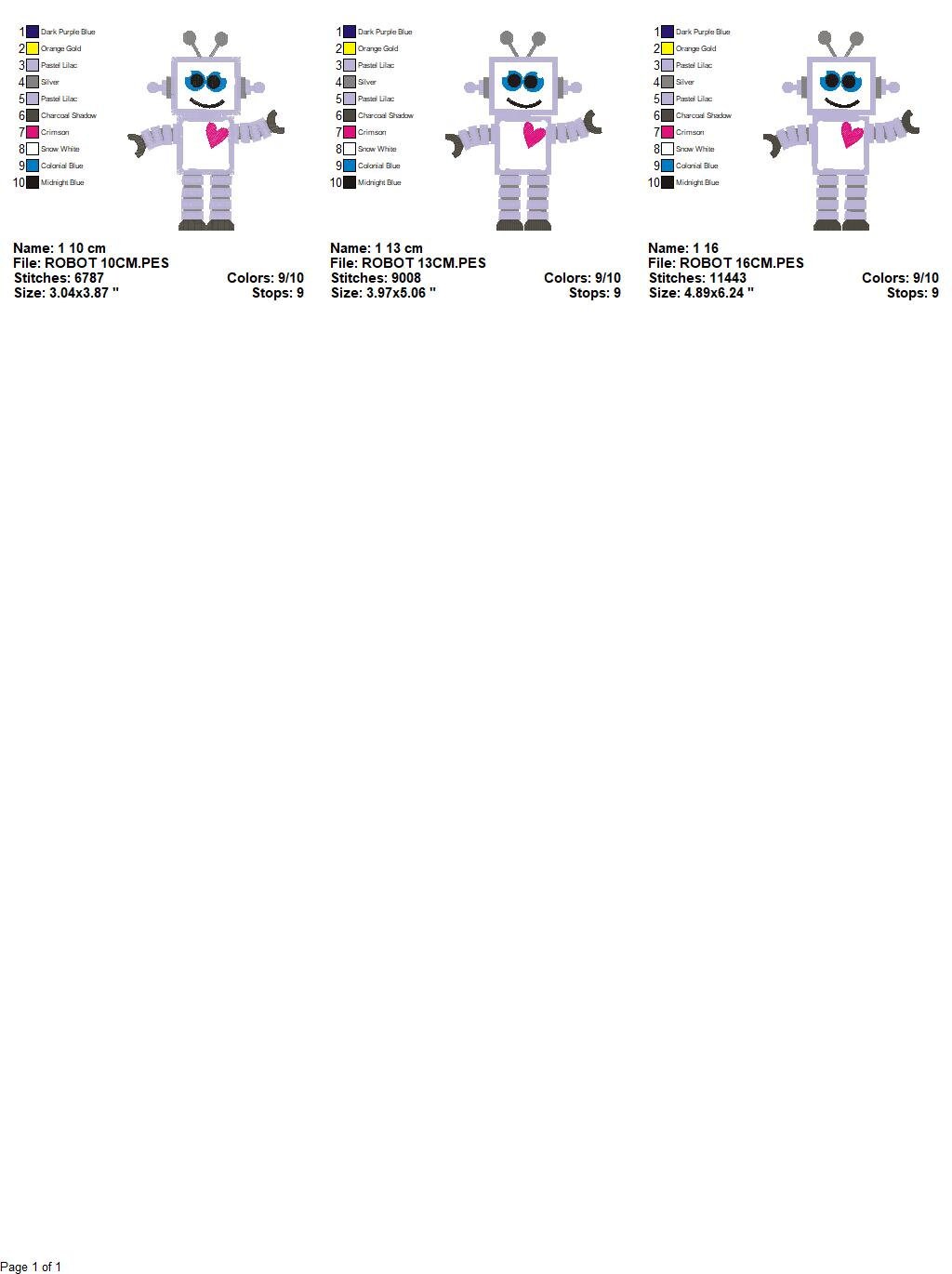 Robot embroidery designs - Happy IA Cyborg machine embroidery pattern - Baby boy file - Robot applique design - Instant digital download pes