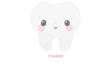 Carica l&#39;immagine nel visualizzatore di Gallery, Tooth embroidery designs - Dentist embroidery design machine embroidery pattern - Teeth embroidery file - Dental embroidery instant download
