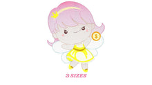 Cargar imagen en el visor de la galería, Tooth Fairy embroidery designs - Money Fairy embroidery design machine embroidery pattern - Baby girl embroidery file - instant digital pes
