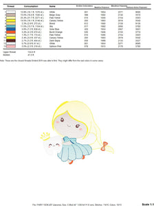 Tooth Fairy embroidery designs - Fairy godmother embroidery design machine embroidery pattern - fairy design Baby girl embroidery file pixie