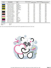 Carica l&#39;immagine nel visualizzatore di Gallery, Panda embroidery design - Animal embroidery designs machine embroidery pattern - Baby boy embroidery file - Panda with heart applique design
