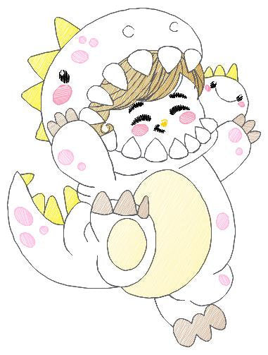 Dinosaur Costume embroidery designs - Boy dressed as dino embroidery design machine embroidery pattern - instant download - Dragon Costume - Marcia Embroidery