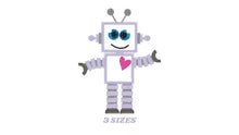 Laden Sie das Bild in den Galerie-Viewer, Robot embroidery designs - Cyborg embroidery design machine embroidery pattern - baby boy embroidery file - Kid embroidery robot design pes
