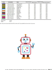 Robot embroidery designs - Cyborg embroidery design machine embroidery pattern - baby boy embroidery file - Kid embroidery robot design