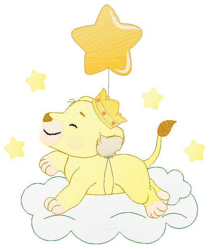 Lioness embroidery designs - Lion embroidery design machine embroidery pattern - Baby boy embroidery file - Lion king embroidery download Marcia Embroidery