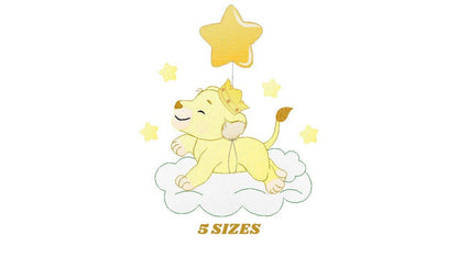 Lioness embroidery designs - Lion embroidery design machine embroidery pattern - Baby boy embroidery file - Lion king embroidery download Marcia Embroidery