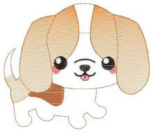 Laden Sie das Bild in den Galerie-Viewer, Basset Hound embroidery designs - Dog embroidery design machine embroidery pattern - Puppy embroidery file -  Pet embroidery download pes
