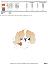 Carica l&#39;immagine nel visualizzatore di Gallery, Basset Hound embroidery designs - Dog embroidery design machine embroidery pattern - Puppy embroidery file -  Pet embroidery download pes
