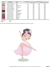 Carica l&#39;immagine nel visualizzatore di Gallery, Ballerina embroidery designs - Ballet embroidery design machine embroidery pattern - Baby girl embroidery file Dancer instant download pes
