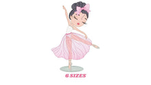 Carica l&#39;immagine nel visualizzatore di Gallery, Ballerina embroidery designs - Ballet embroidery design machine embroidery pattern - Baby girl embroidery file Dancer instant download pes
