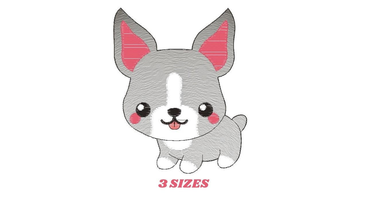Bull Terrier embroidery designs - Dog embroidery design machine embroidery pattern - Puppy embroidery file  Pet embroidery instant download Marcia Embroidery