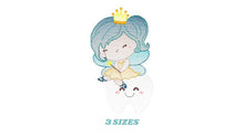 Laden Sie das Bild in den Galerie-Viewer, Tooth Fairy embroidery designs - Fairy godmother embroidery design machine embroidery pattern - Fairy with teeth file - instant download pes
