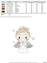 Laden Sie das Bild in den Galerie-Viewer, Angel embroidery designs - Baby boy embroidery design machine embroidery pattern - Boy with wings embroidery file - instant download pes jef
