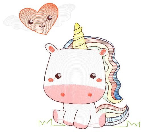 Unicorn embroidery designs - Baby girl embroidery design machine embroidery pattern - Unicorns design instant download embroidery newborn Marcia Embroidery