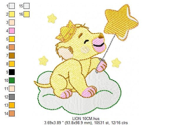 Lion embroidery designs - Lioness embroidery design machine embroidery pattern - Baby boy embroidery file - Lion king embroidery download Marcia Embroidery