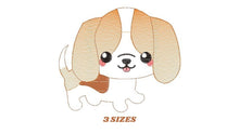 Cargar imagen en el visor de la galería, Basset Hound embroidery designs - Dog embroidery design machine embroidery pattern - Puppy embroidery file -  Pet embroidery download pes
