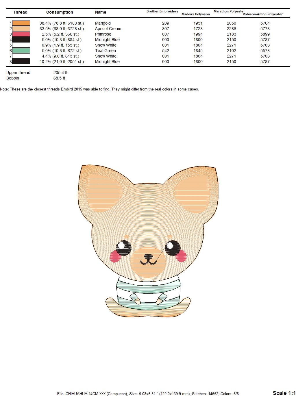 Chihuahua embroidery designs - Dog embroidery design machine embroidery pattern - Puppy embroidery file - Chihuahua embroidery download pes - Marcia Embroidery