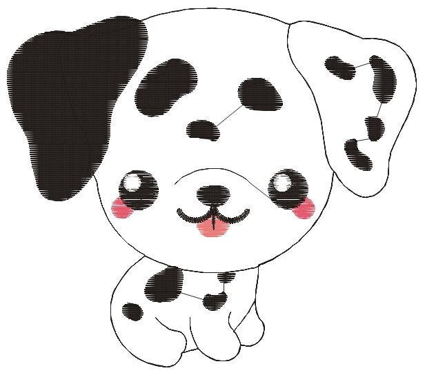 Dalmatian embroidery designs - Dog embroidery design machine embroider ...