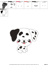 Cargar imagen en el visor de la galería, Dalmatian embroidery designs - Dog embroidery design machine embroidery pattern - Puppy embroidery file -  pet embroidery instant download
