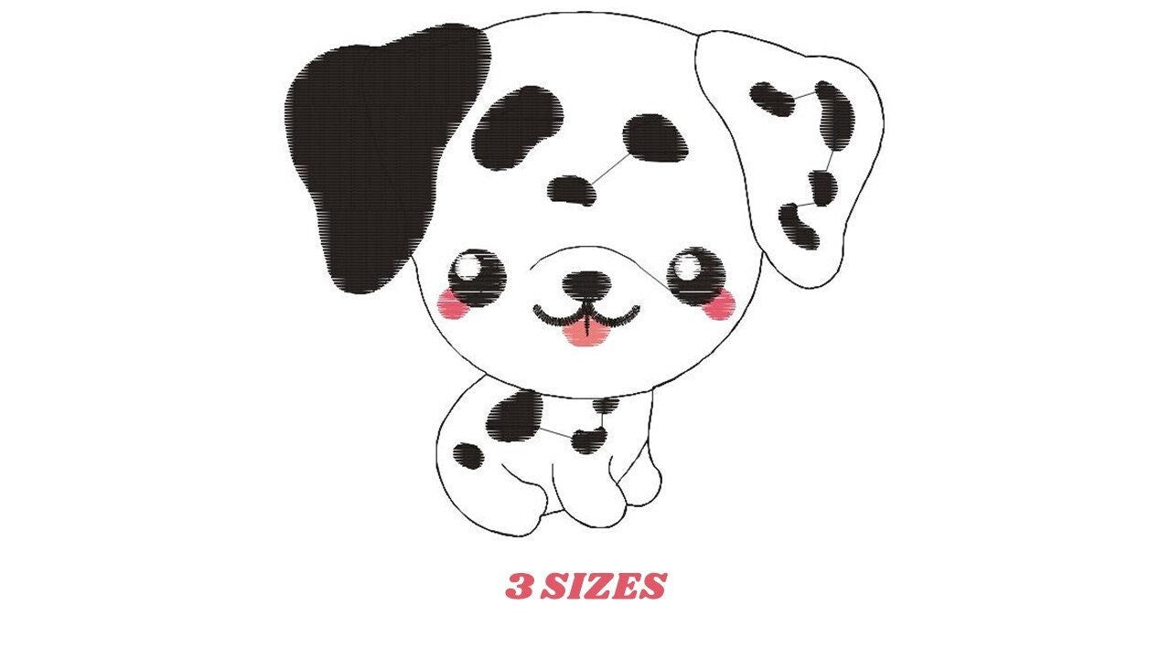 Dalmatian embroidery designs - Dog embroidery design machine embroidery pattern - Puppy embroidery file -  pet embroidery instant download Marcia Embroidery