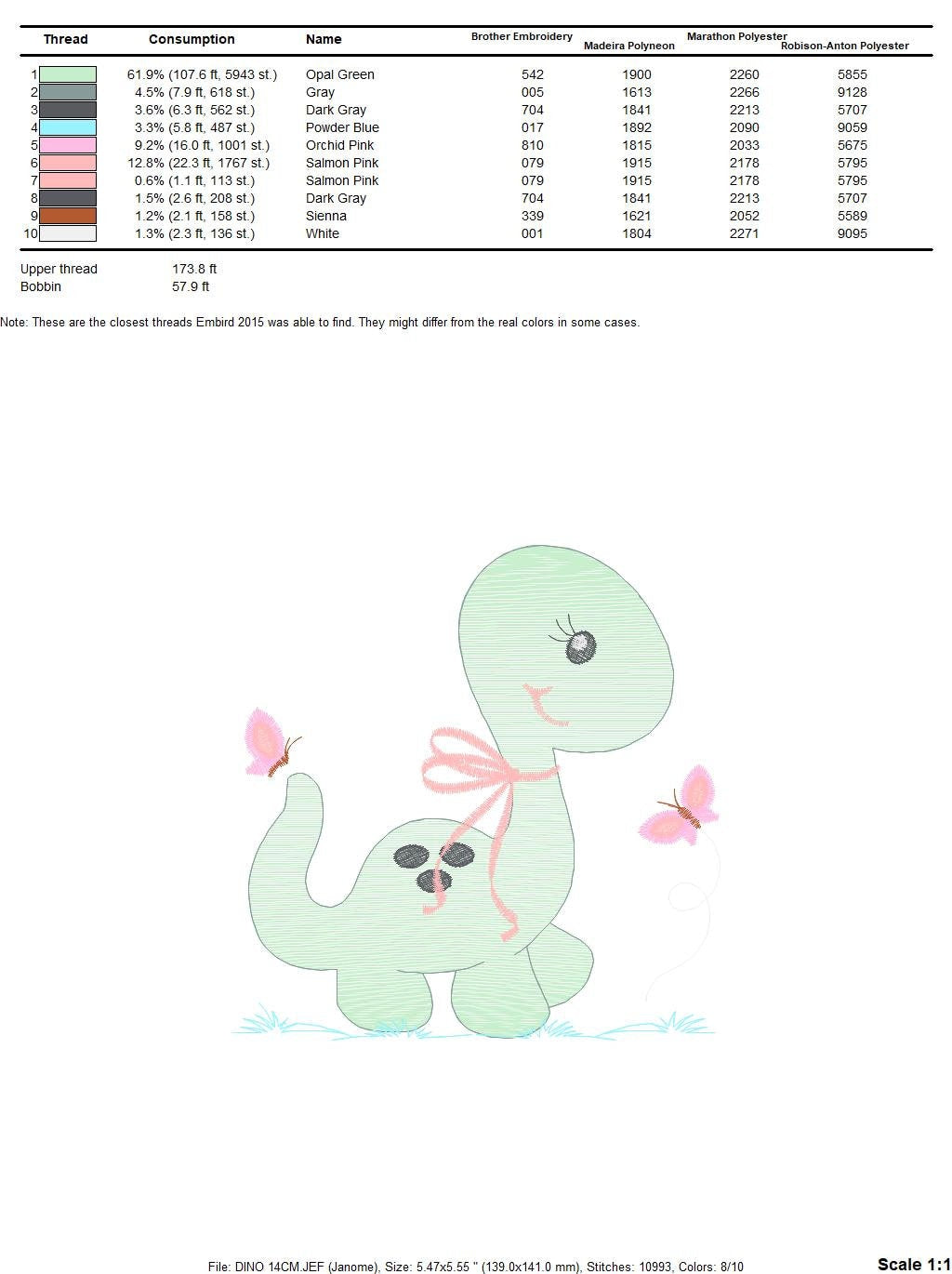 Dinosaur embroidery designs - Dino embroidery design machine embroidery pattern - instant download - Baby boy embroidery file brontosaurus Marcia Embroidery