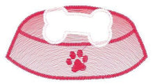 Carica l&#39;immagine nel visualizzatore di Gallery, Dog food dish embroidery designs - Pet food bowl embroidery design machine embroidery pattern - Boy kid embroidery file - instant download
