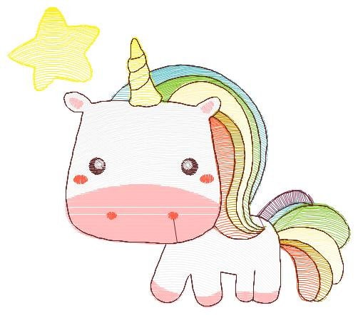 Unicorn embroidery designs - Baby girl embroidery design machine embroidery pattern - Unicorns design instant download embroidery newborn Marcia Embroidery