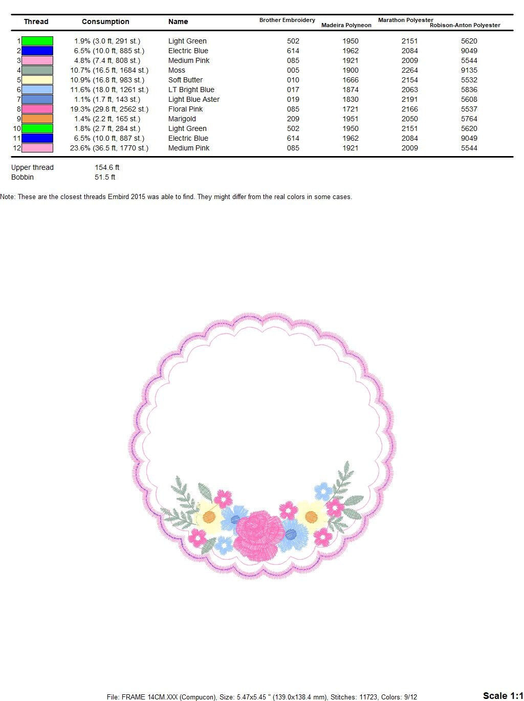 Frame embroidery designs - Flower embroidery design machine embroidery pattern - Rose embroidery file girl embroidery - roses frame design Marcia Embroidery