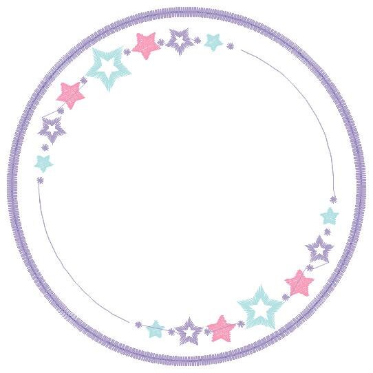 Monogram Frame embroidery designs - Stars frame embroidery design machine embroidery pattern - Delicate frame embroidery download pes jef