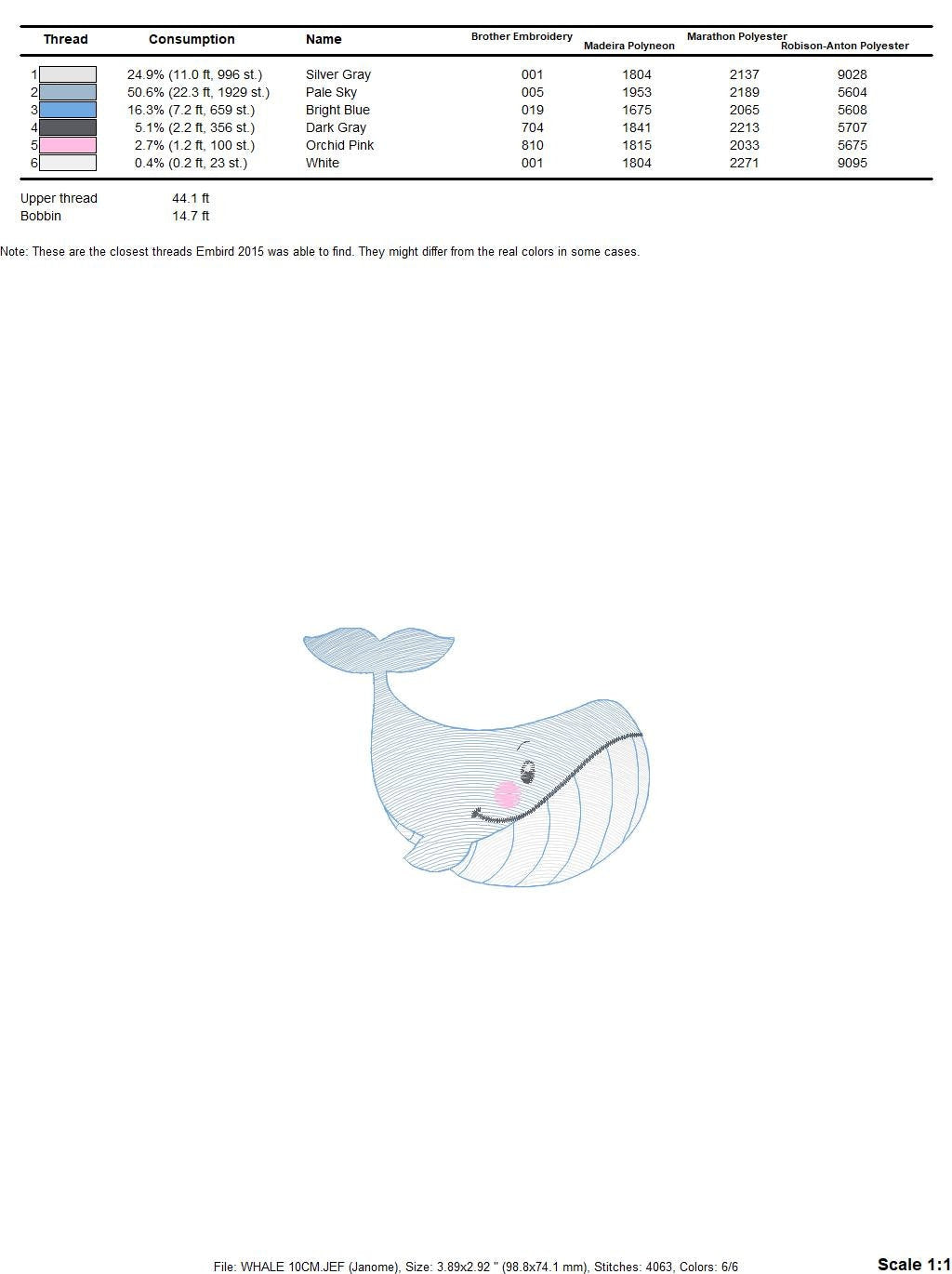 Whale embroidery designs - Fish embroidery design machine embroidery pattern - Ocean embroidery file - sea animal embroidery whale design Marcia Embroidery