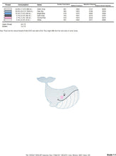 Load image into Gallery viewer, Whale embroidery designs - Fish embroidery design machine embroidery pattern - Ocean embroidery file - sea animal embroidery whale design
