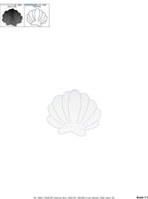 Load image into Gallery viewer, Shell embroidery designs - Deep sea shells embroidery design machine embroidery pattern - Ocean embroidery file - Beach embroidery download
