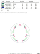 Cargar imagen en el visor de la galería, Floral Monogram Frame embroidery designs - Flower Laurel wreath embroidery design machine embroidery pattern - instant digital download pes
