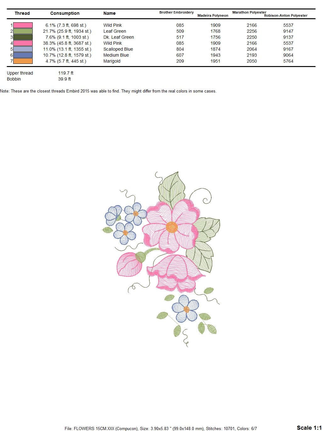 Flowers embroidery designs - Flower embroidery design machine embroidery pattern - Floral embroidery file - instant download digital file - Marcia Embroidery