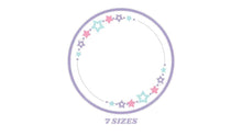 Cargar imagen en el visor de la galería, Monogram Frame embroidery designs - Stars frame embroidery design machine embroidery pattern - Delicate frame embroidery download pes jef
